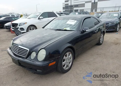 2000 Mercedes-Benz Clk 320 z USA, uszkodzony, nr VIN WDBLJ65G7YF129279